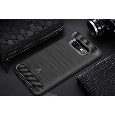 Crong Soft Armour Cover - Etui Samsung Galaxy S10e (czarny)