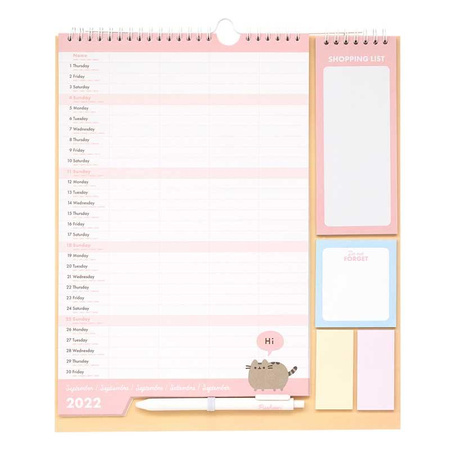 Pusheen - Wandkalender / Planer 2022/2023