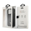 Karl Lagerfeld Quilted Puffy Ikonik Pin - Case for iPhone 14 Pro (Black)