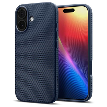 ETUI DO IPHONE 17 SPIGEN LIQUID AIR ORYGINALNE NIEBIESKIE ELEGANCKIE CASE