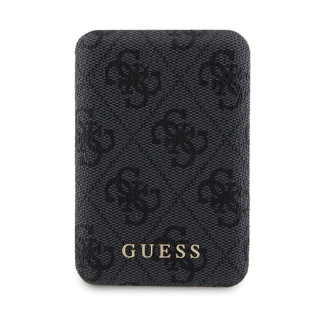Guess Bundle Pack MagSafe 4G Metal Gold Logo - Case Set + Power Bank 5000mAh MagSafe iPhone 11 (black)
