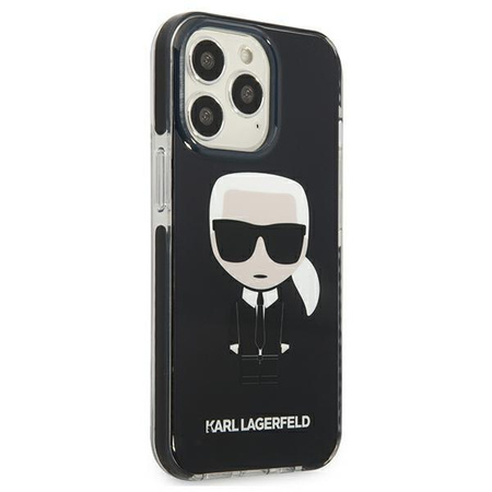 Karl Lagerfeld Fullbody Ikonik - Coque iPhone 13 Pro Max (Noir)