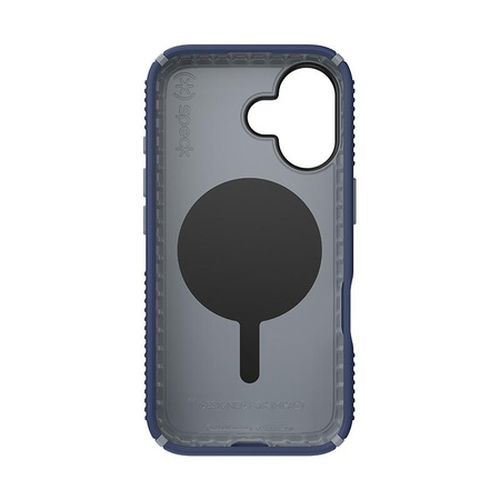 Speck Presidio2 Grip ClickLock & MagSafe - iPhone 16 Case (Coastal Blue / Dust Gray / White)