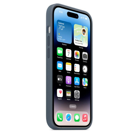 Apple Silicone Case - Silikonowe etui z MagSafe do iPhone 14 Pro (sztormowy błękit)