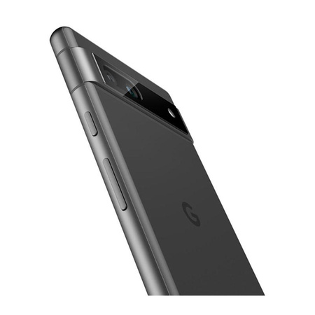Spigen Optik.TR EZ Fit Kamera-Objektivschutz 2er-Pack - Objektivschutzglas für Google Pixel 7A (2 Stück) (Schwarz)