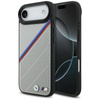 BMW M Tricolor Metal Logo MagSafe - iPhone Air Hülle (Grau)