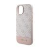 Guess 4G Bottom Stripe Collection - iPhone 15 Case (pink)