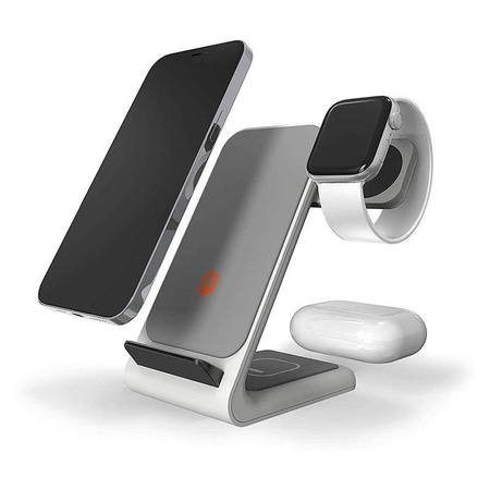 STM ChargeTree Swing 3-in-1 Charging Station for Phone, AirPods, Apple Watch - White