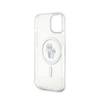 Karl Lagerfeld Karl & Choupette Glitter Magsafe - iPhone 15 Plus Tasche (Transparent)