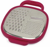 Alpina - Multifunktionsreibe mit Behälter (rosa)