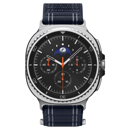 PASEK DO GALAXY WATCH 8 | 8 CLASSIC 40 44 46 mm SPIGEN NYLONOWY GRANATOWY