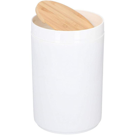 Alpina - Bamboo bathroom accessories set of 6 items