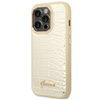 Guess Croco Collection - Coque pour iPhone 14 Pro (Or)