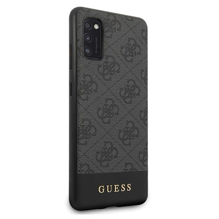 Guess 4G Bottom Stripe Collection - Samsung Galaxy A41 Case (grey)