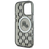 Karl Lagerfeld IML Monogramm Karl & Choupette Head MagSafe - iPhone 16 Pro Max Tasche (schwarz)
