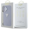 Guess Hot Stamp 4G Pattern Triangle Metal Logo - Etui do iPhone 16 (fioletowy)