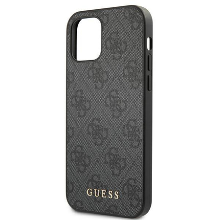 Guess 4G Metal Gold Logo - iPhone 12 Pro Max Case (gray)