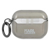 Karl Lagerfeld Choupette Head Glitter - pouzdro na Airpods Pro (černé)