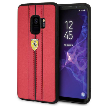 Ferrari Urban Hardcase - Samsung Galaxy S9 Gehäuse (rot)