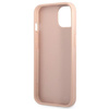 Guess Saffiano háromszög logós tok - iPhone 13 tok (rózsaszín)