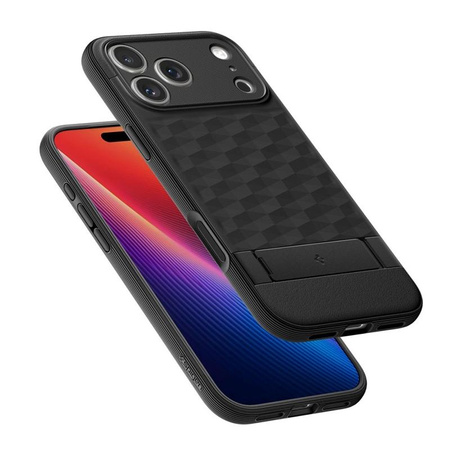 ETUI DO IPHONE 17 PRO MAX do MAGSAFE SPIGEN PARALLAX ORYGINALNE CZARNE