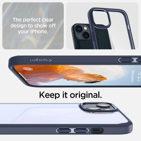 Spigen Ultra Hybrid - Case for iPhone 14 (Navy blue)