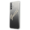 Guess Glitter Gradient Script - Etui Samsung Galaxy S21+ (czarny)