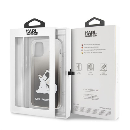 Karl Lagerfeld Choupette Fun napszemüveg - iPhone 11 Pro tok (fekete)