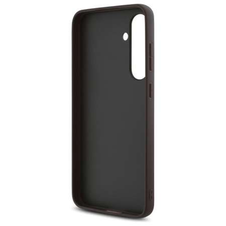 Guess 4G Metal Gold Logo - Samsung Galaxy S24 FE Case (brown)