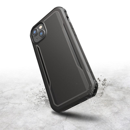 X-Doria Raptic Fort Built MagSafe - páncélozott tok iPhone 14 Plus (Csepp-tesztelt 6m) (Fekete)