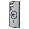 Karl Lagerfeld Knopf Choupette Kopf gedruckt Logo MagSafe - Samsung Galaxy S25 Ultra Case (schwarz)