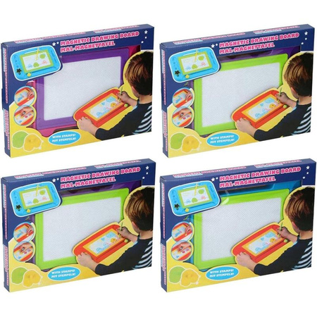 Eddy toys - Magnetická tabule / dětské zmizík (růžová)