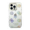 Guess Peony Glitter Case - Coque iPhone 14 Pro Max (Transparent)