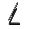 Crong MagSpot Stand - bezdrátová nabíječka 2 v 1 s MagSafe pro iPhone a AirPods (černá)