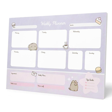 Pusheen - Weekly planner from Moments collection 54 pages A3