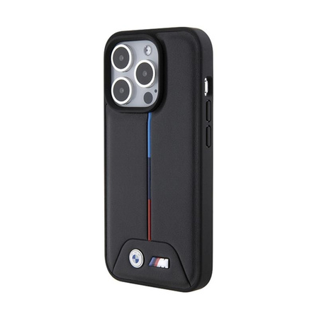 BMW Stepptasche Tricolor - iPhone 15 Pro Max Tasche (schwarz)