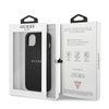 Guess Saffiano Metal Logo Stripes - iPhone 13 Case (black)