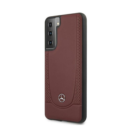 Mercedes Leather Urban Line - Etui Samsung Galaxy S21 (czerwony)