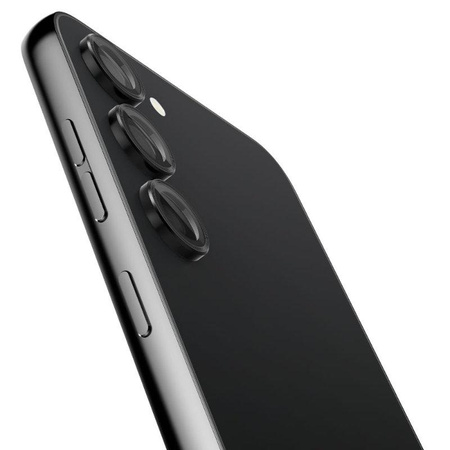 Spigen Optik Pro GLAS.TR EZ Fit Camera Protector 2-Pack - Szkło ochronne na obiektyw 2 szt. do Samsung Galaxy S23 / S23+ (Czarny)