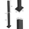 Green Cell - GC EV Stand mounting post for Wallbox electric car charging station