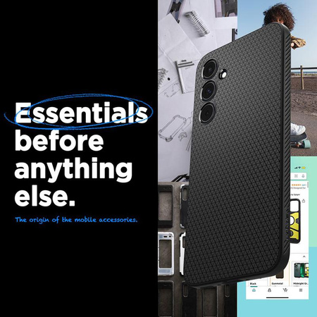 Spigen Liquid Air - pouzdro pro Samsung Galaxy A55 5G (matně černé)