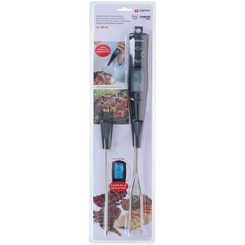 ELECTRONIC KITCHEN THERMOMETER FOR MEAT, Interchangeable Tips, Alpina