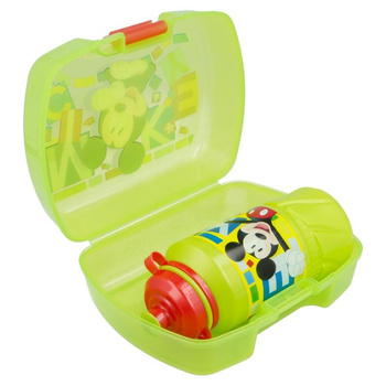 Mickey Mouse - Frühstücks-/Lunchbox-Set + 420 ml Bidon