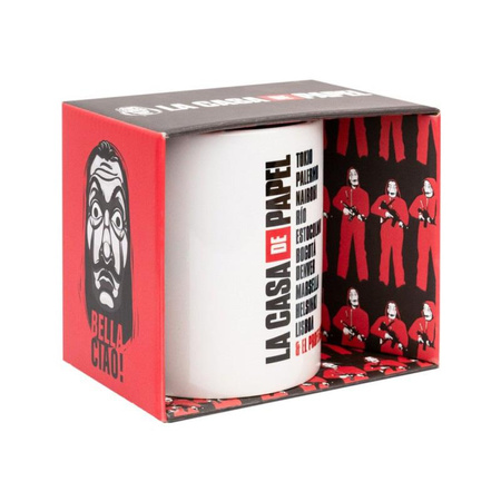 La Casa De Papel - Keramický hrnek v dárkové krabičce 330 ml (Maska La Casa De Papel)