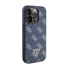 Guess 4G Triangle Metal Logo - pouzdro pro iPhone 15 Pro Max (modré)