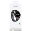 PURO Metal Stainless Steel Band – Pasek / bransoleta ze stali nierdzewnej do Samsung Galaxy Watch 5 / Watch 5 Pro / Watch 4 / Watch 4 Classic (czarny)