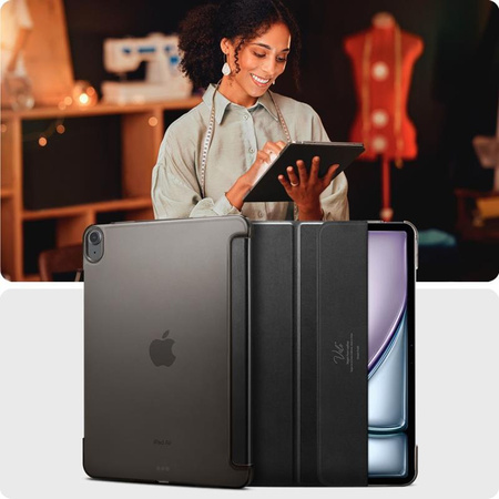 Spigen Smart Fold - pouzdro pro iPad Air 13" M3 (2025) / M2 (2024) (černé)