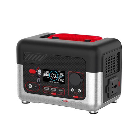 Wonder Wx600 Power Station - 300W 72800 mAh Portable Power Station (Schwarz)