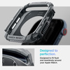 Spigen Rugged Armor - Étui pour Apple Watch 10 46 mm (Gris foncé)