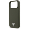 Guess Silicone Triangle Logo MagSafe - Case iPhone 17 Pro Max (khaki)